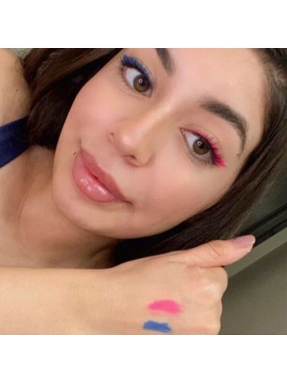 New/Sealed Illuminati Gel Paint Eyeliner Set in Electric Pink & Electric Blue - Picture 4 of 12